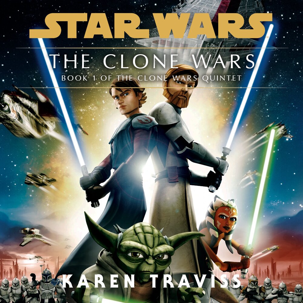 Audiobook cover for Star Wars - The Clone Wars