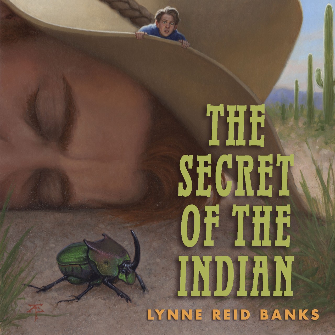 Audiobook cover for The Secret of the Indian by Lynne Reid Banks