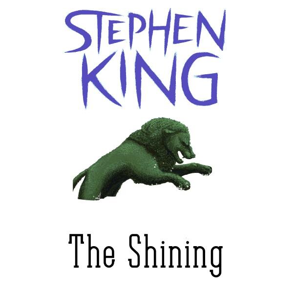 Audiobook cover for The Shining