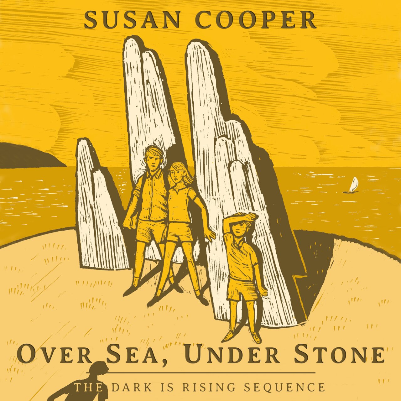 Audiobook cover for Over Sea, Under Stone (The Dark Is Rising #1)