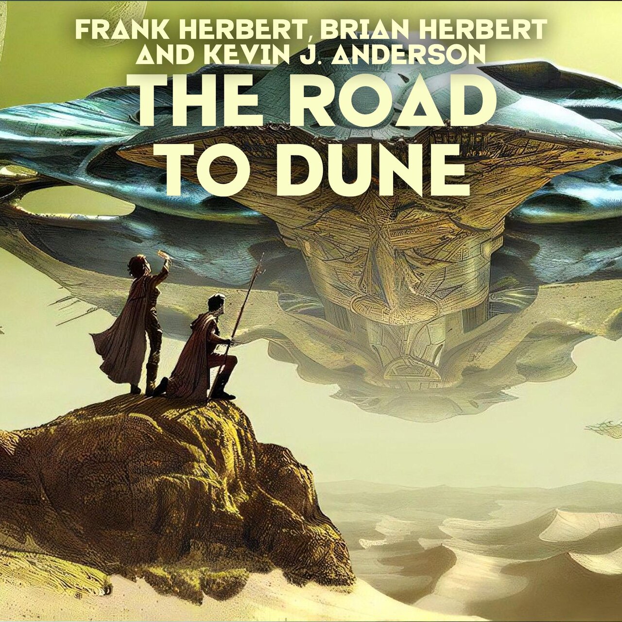 Audiobook cover for The road to Dune