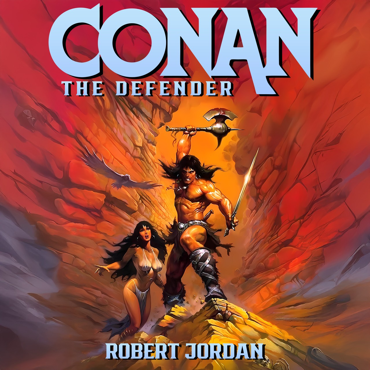 Audiobook cover for Conan the Defender