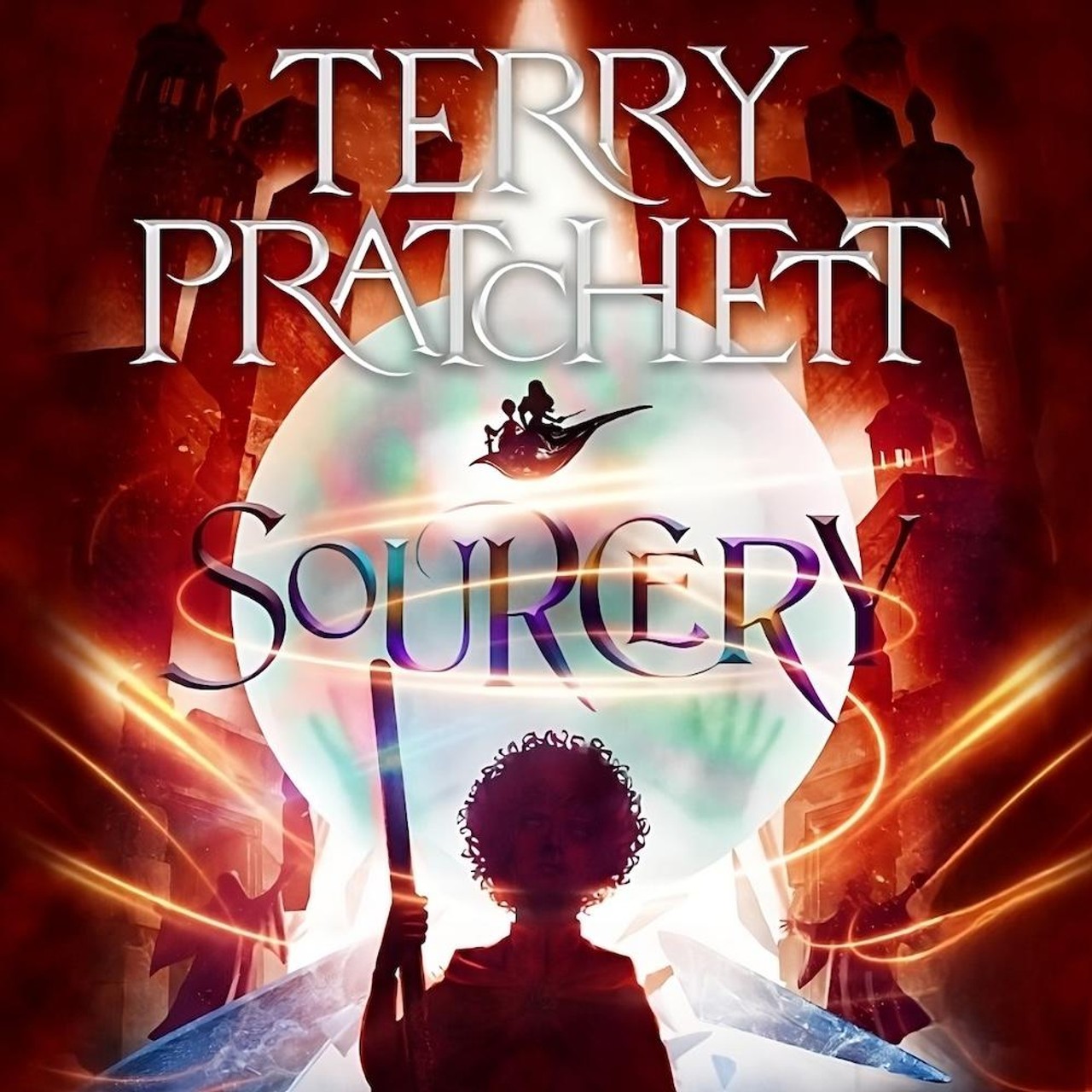 Audiobook cover for Sourcery