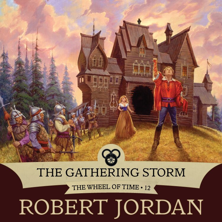 Audiobook cover for The Gathering Storm