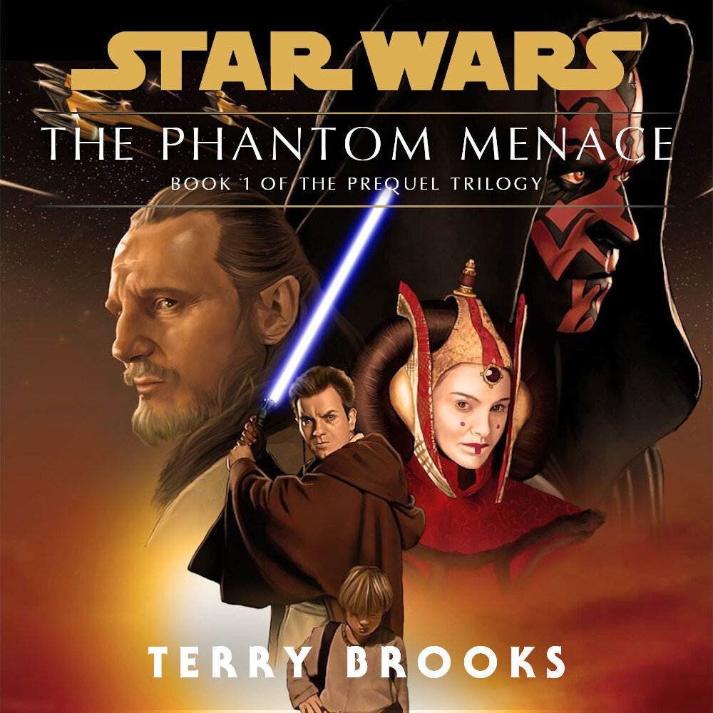 Audiobook cover for Star Wars Episode I - The Phantom Menace