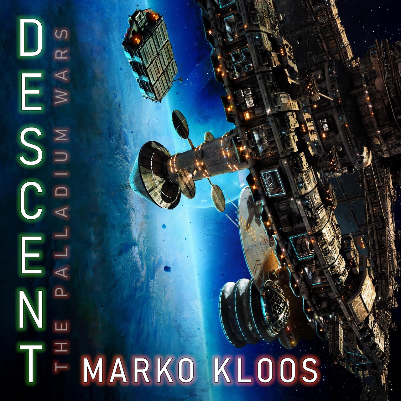 Audiobook cover for Descent: The Palladium Wars, Book 4