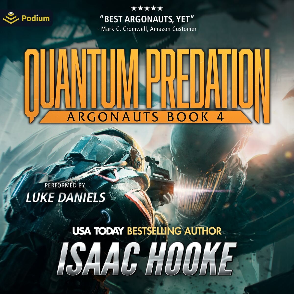 Audiobook cover for Quantum Predation