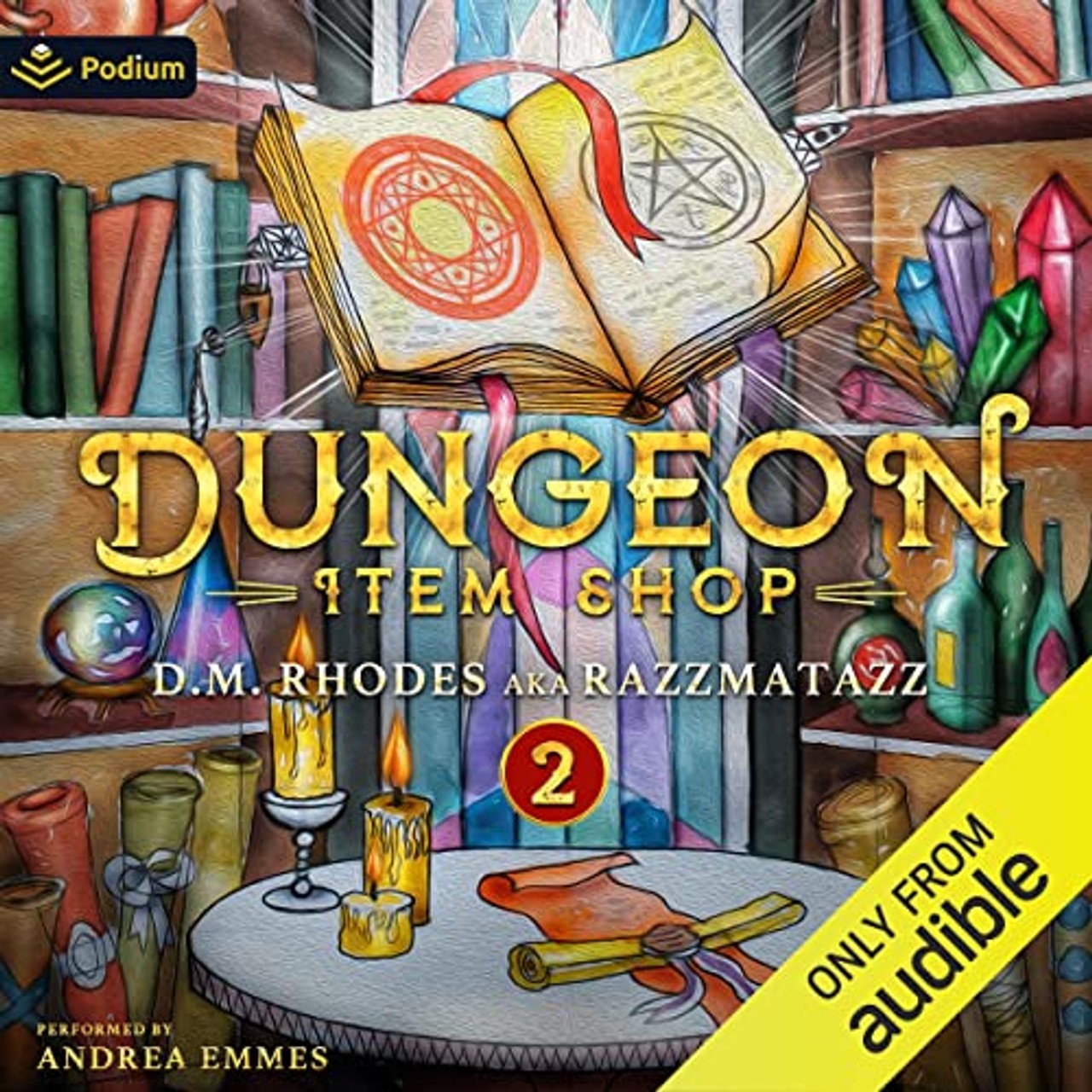 Audiobook cover for Dungeon Item Shop